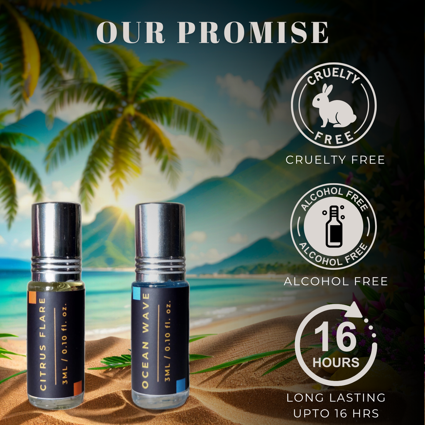 2-Piece Attar Duo Of Citrus Flare And Ocean Wave (3ml x 2)