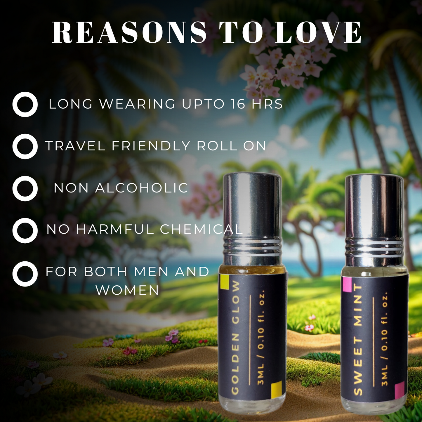 2-Piece Attar Duo Of Golden Glow And Sweet Mint (3ml x 2)