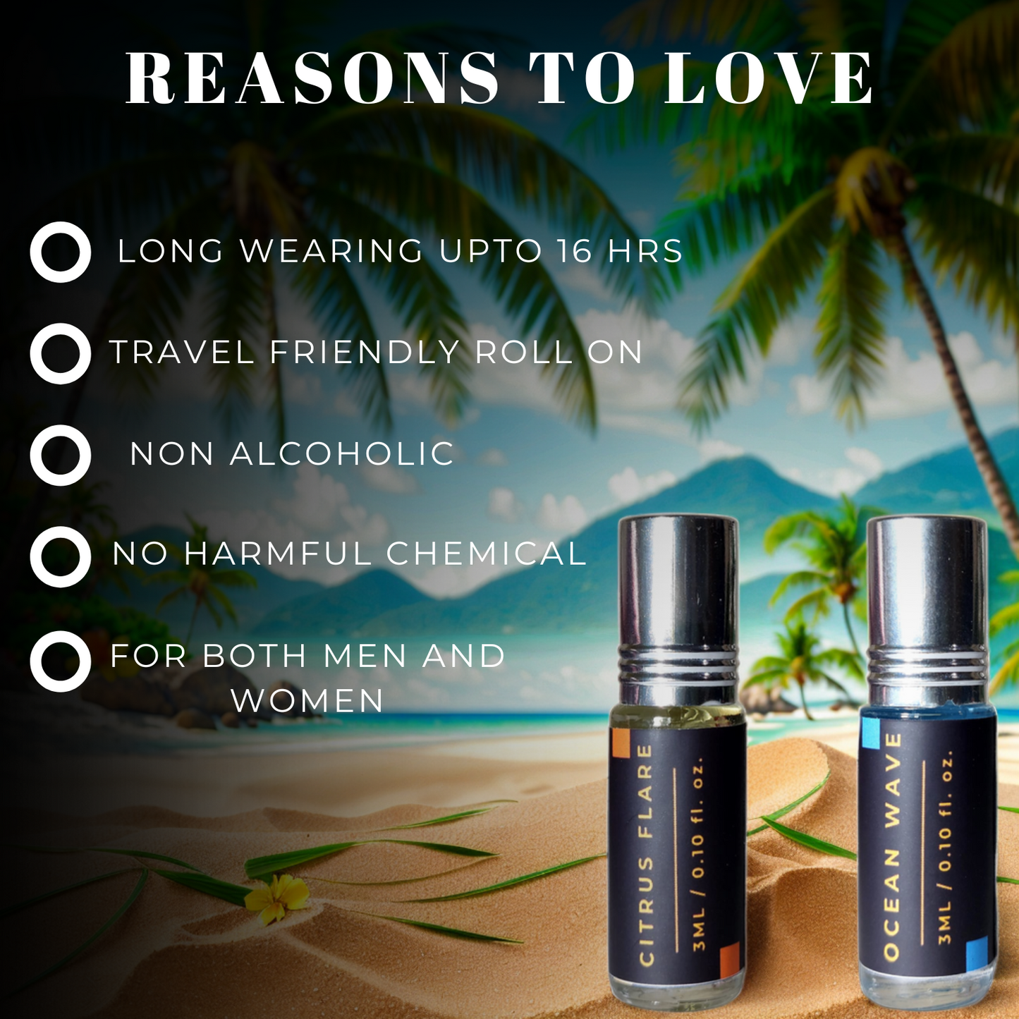 2-Piece Attar Duo Of Citrus Flare And Ocean Wave (3ml x 2)