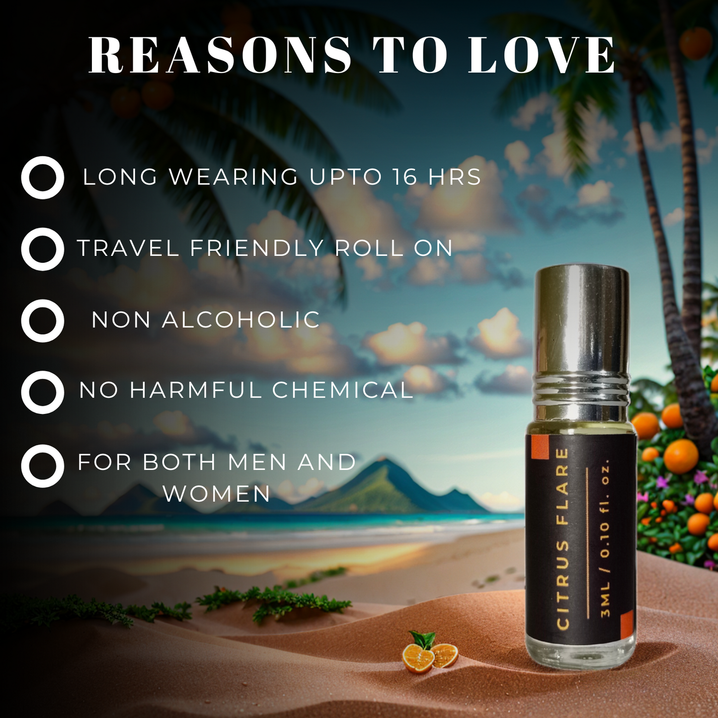 Citrus Flare Premium Attar Perfume