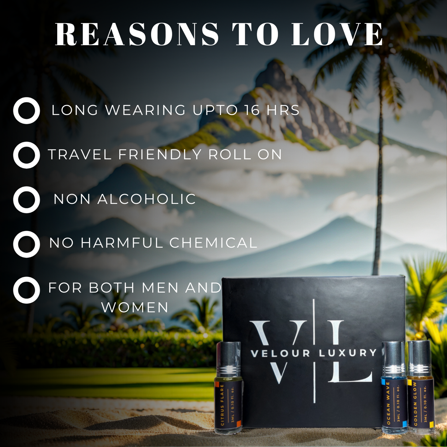 3-Piece Attar Combo – Fresh Vibes Edition (Citrus, Aqua & Vanilla Notes)
