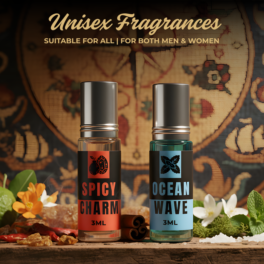 Ocean Wave And Spicy Charm Attar Perfume (3ml x 2)
