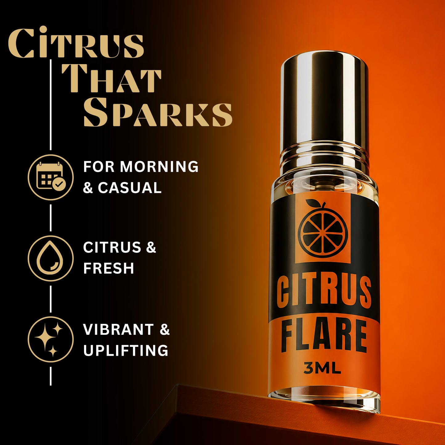 Citrus Flare Premium Attar Perfume