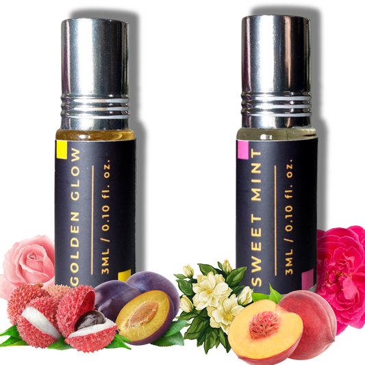 2-Piece Attar Duo Of Golden Glow And Sweet Mint (3ml x 2)
