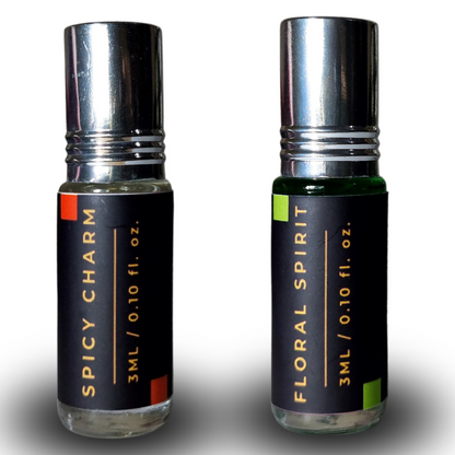 2-Piece Attar Duo Of Spicy Charm And Floral Spirit (3ml x 2)