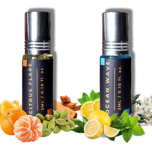 2-Piece Attar Duo Of Citrus Flare And Ocean Wave (3ml x 2)