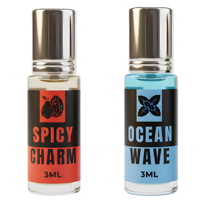Ocean Wave And Spicy Charm Attar Perfume (3ml x 2)