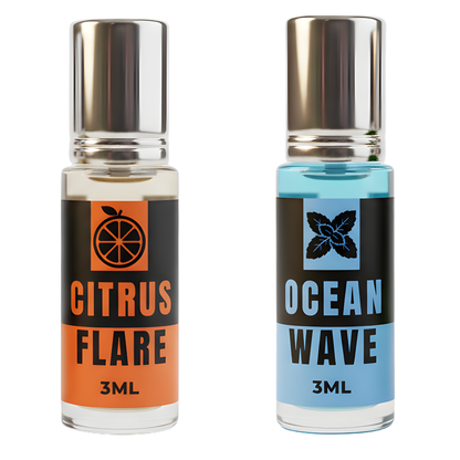 Citrus Flare And Ocean Wave Attar Perfume (3ml x 2)