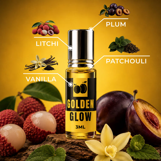 Golden Glow And Sweet Mint Attar Perfume (3ml x 2)