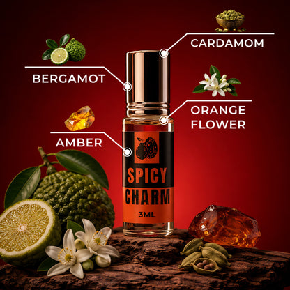Ocean Wave And Spicy Charm Attar Perfume (3ml x 2)