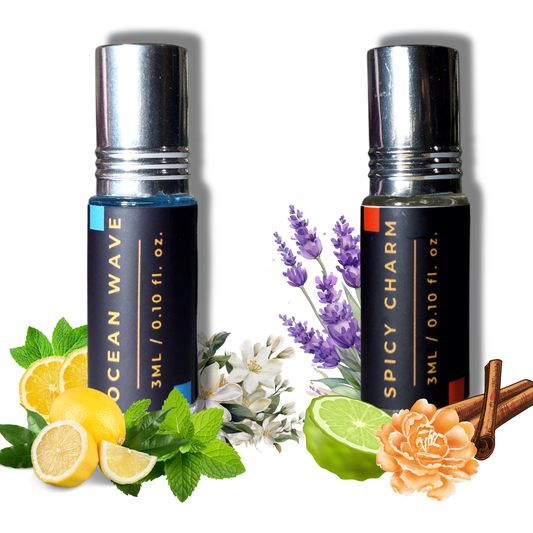 2-Piece Attar Duo Of Ocean Wave And Spicy Charm (3ml x 2)