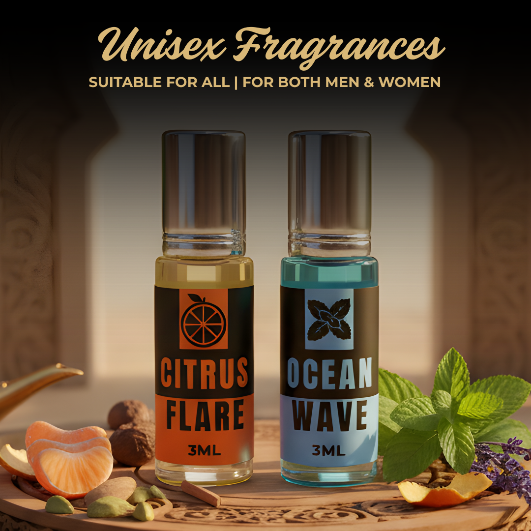 Citrus Flare And Ocean Wave Attar Perfume (3ml x 2)