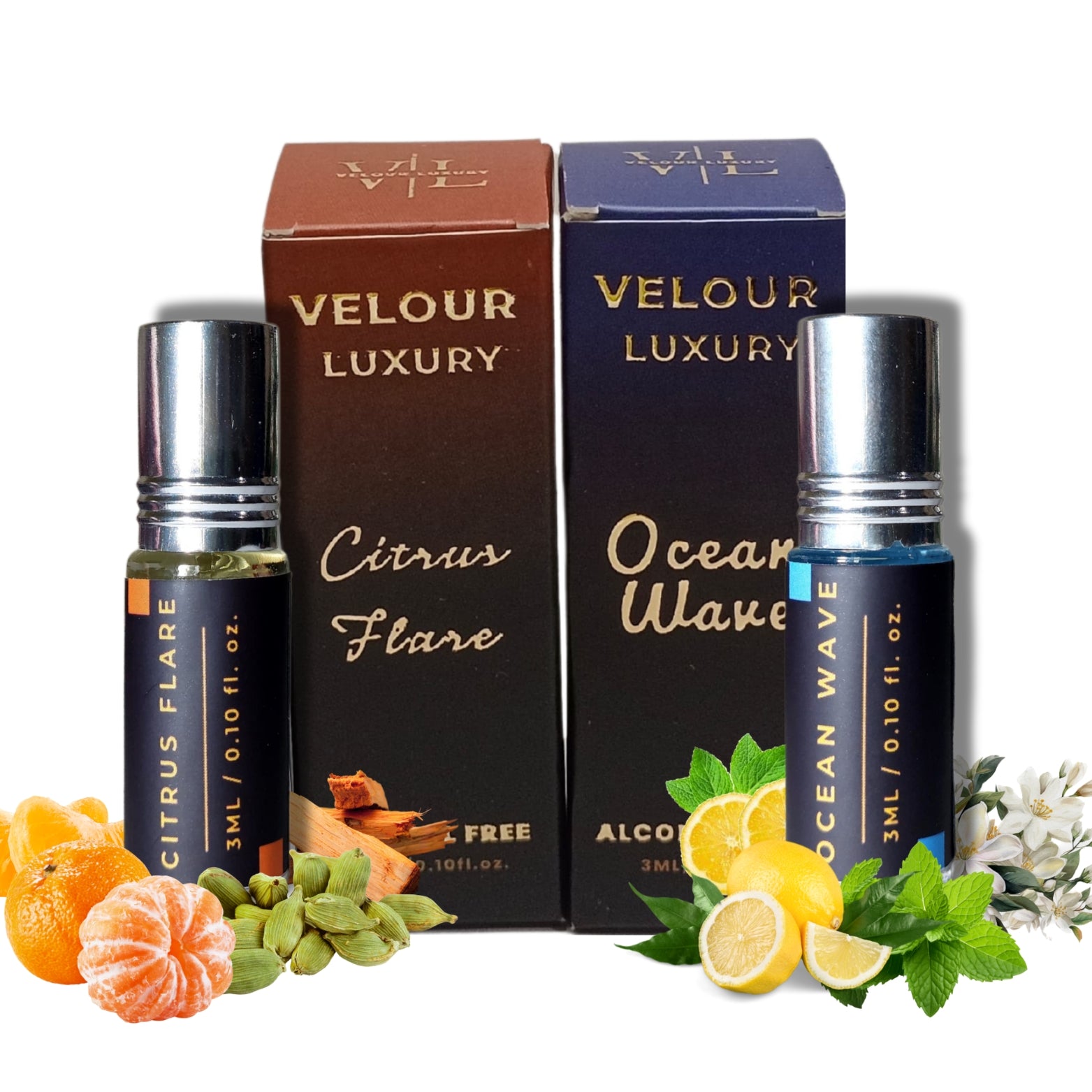 2-Piece Attar Duo Of Citrus Flare And Ocean Wave (3ml x 2)