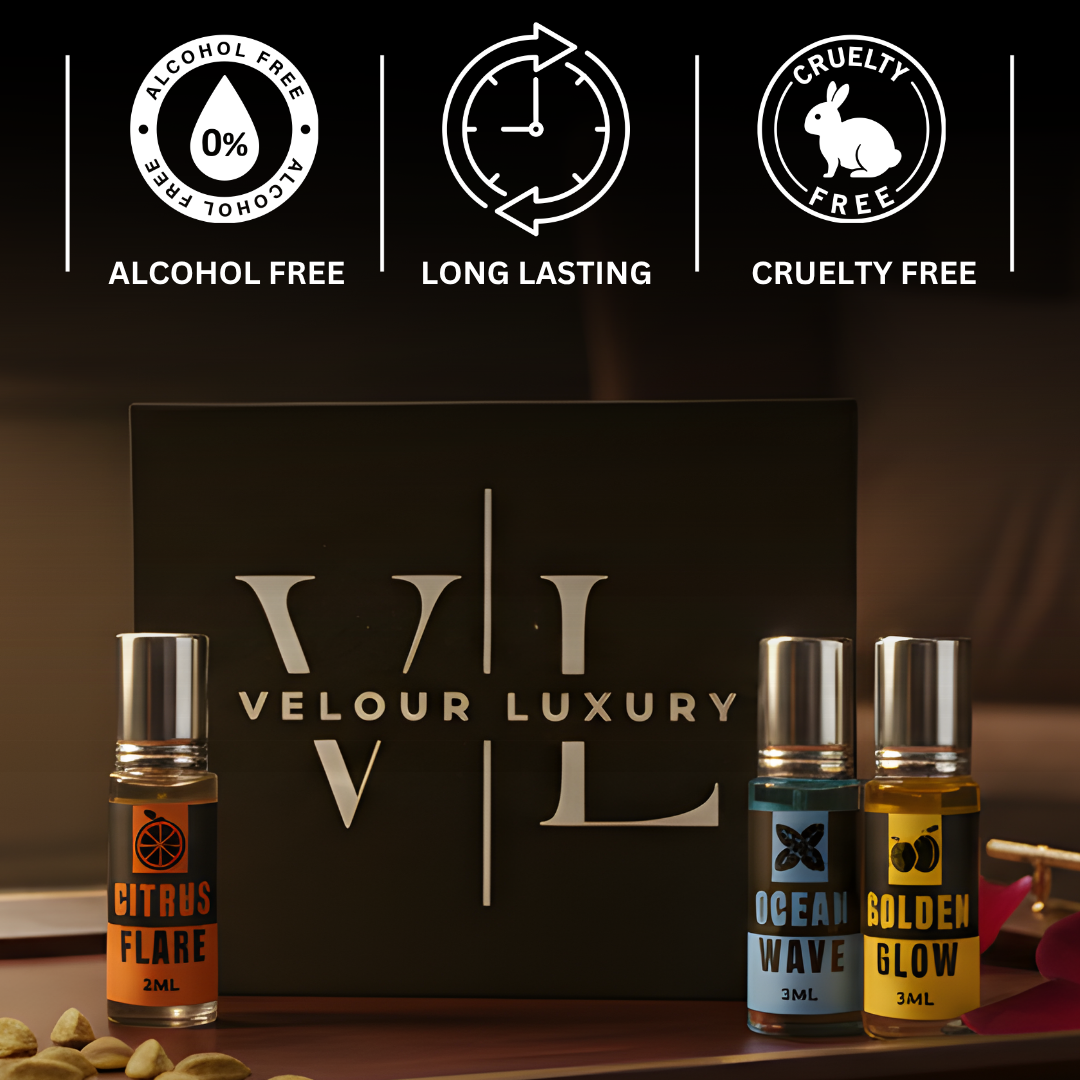 Fresh Vibes Edition Attar Perfume (Citrus, Aqua & Vanilla Notes)