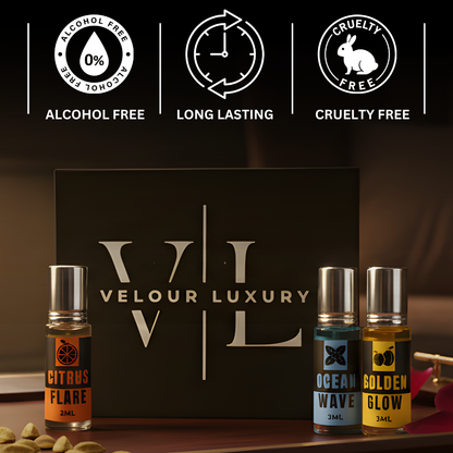 Fresh Vibes Edition Attar Perfume (Citrus, Aqua & Vanilla Notes)