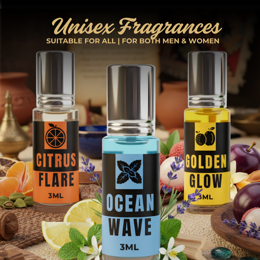 Fresh Vibes Edition Attar Perfume (Citrus, Aqua & Vanilla Notes)