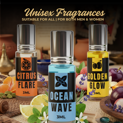 Fresh Vibes Edition Attar Perfume (Citrus, Aqua & Vanilla Notes)