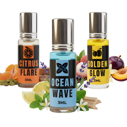 Fresh Vibes Edition Attar Perfume (Citrus, Aqua & Vanilla Notes)