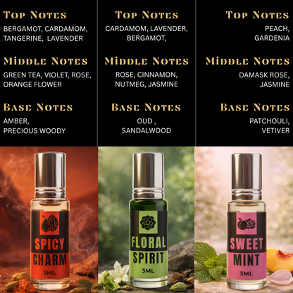 Signature Edition Attar Perfume (Spicy, Floral & Sweet  Notes)